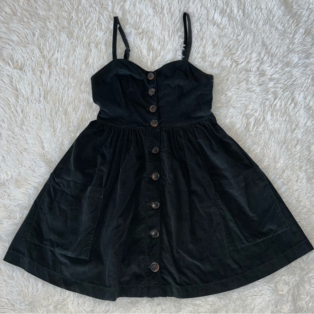 Vintage Urban Outfitters Dark Green Mini Dress